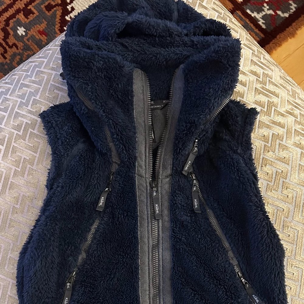 Kuhl Hoodedd Flight Vest Navy
